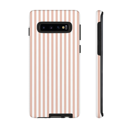 Blush & White Stripe Samsung Case