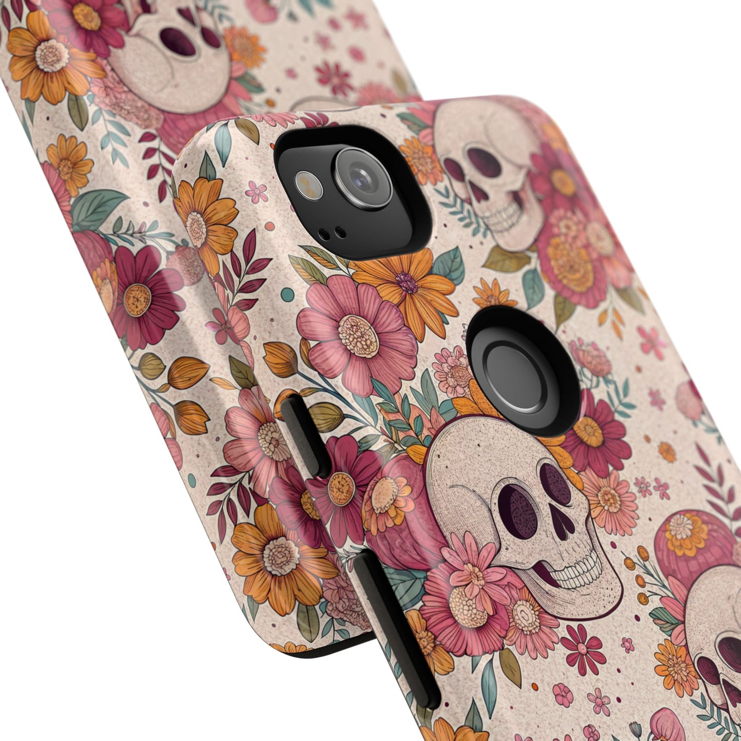 Floral Skull Google Pixel Case