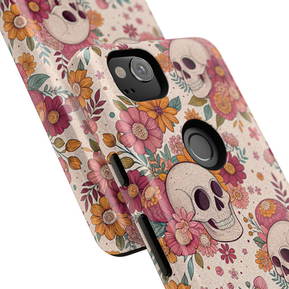 Floral Skull Google Pixel Case
