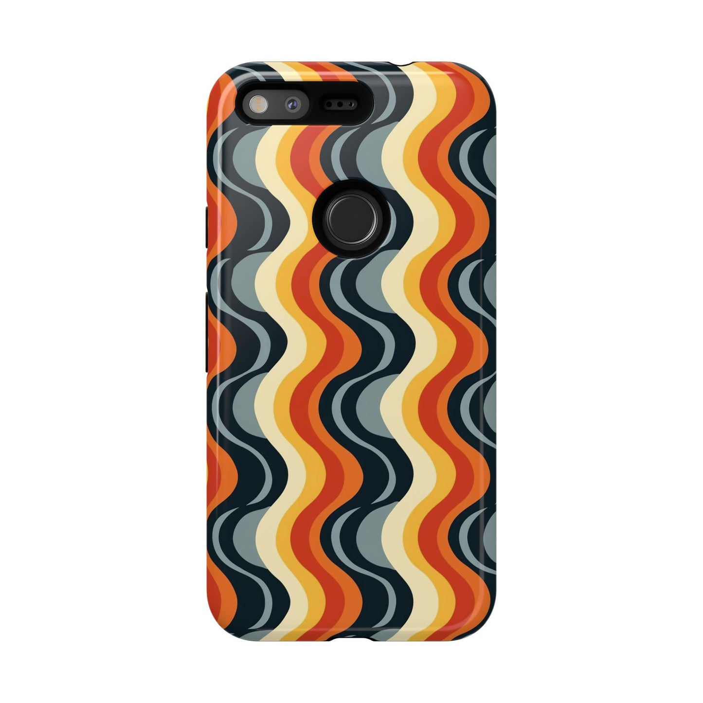 Retro Wavy Stripe Google Pixel Case