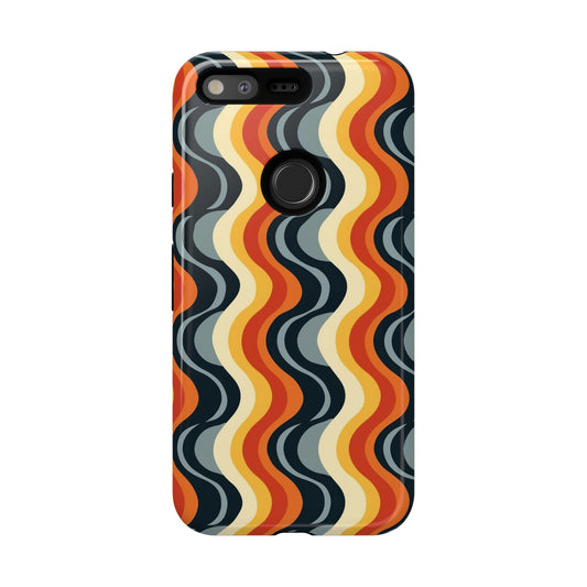 Retro Wavy Stripe Google Pixel Case