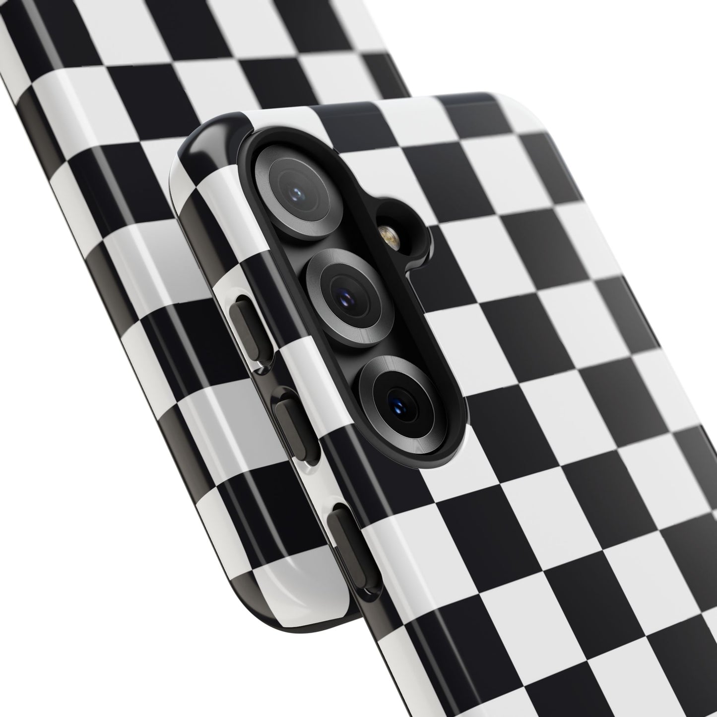 Black & White Checkerboard Samsung Case