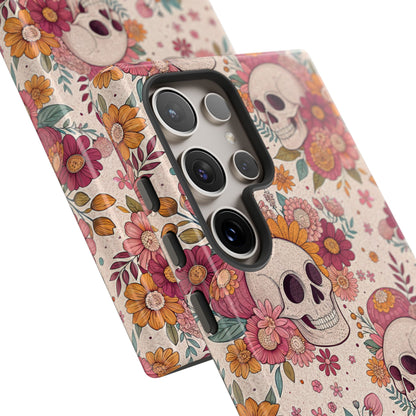 Floral Skull Samsung Case