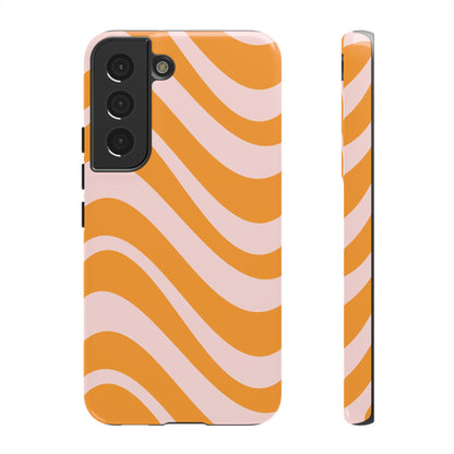 Retro Wavy Stripe Samsung Case