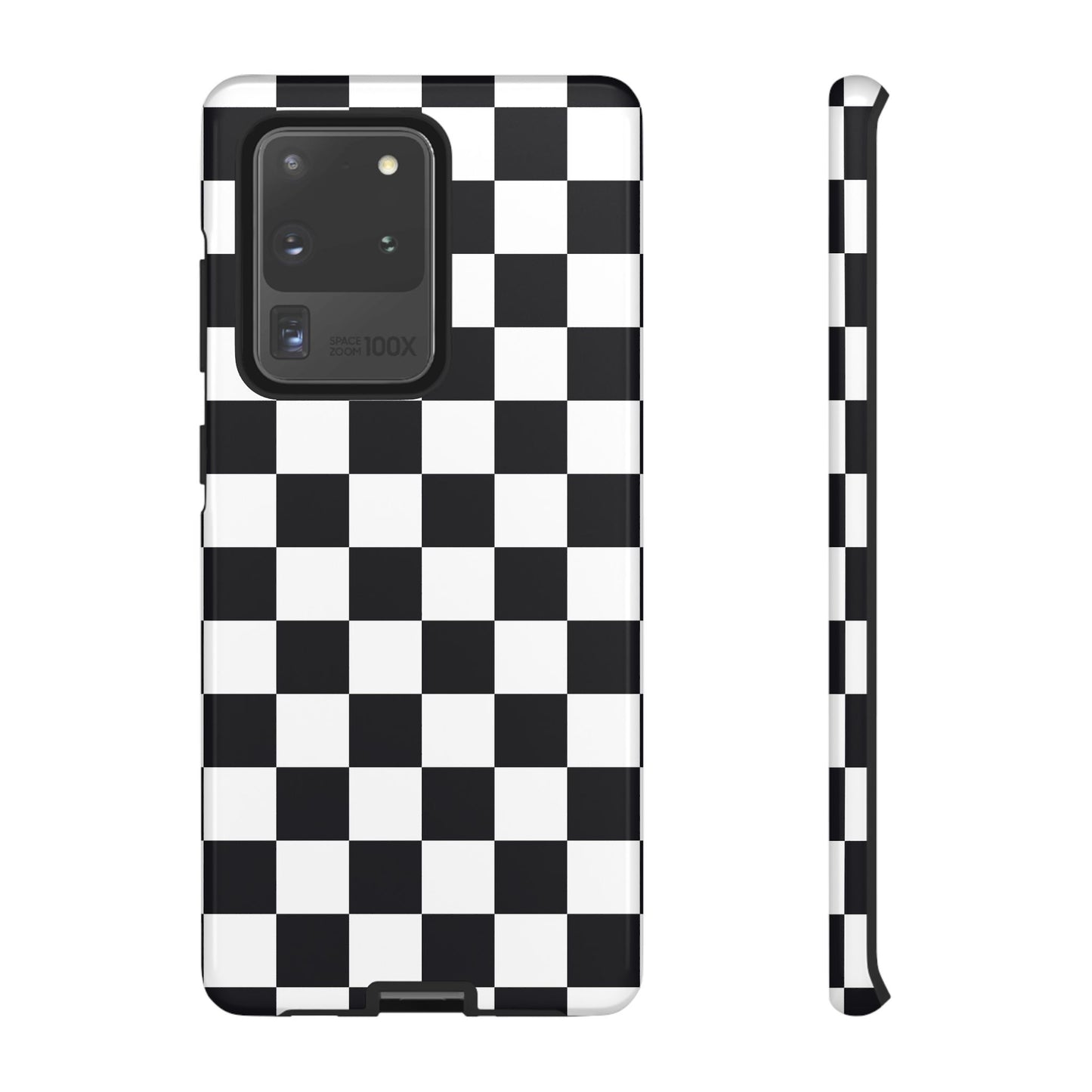 Black & White Checkerboard Samsung Case