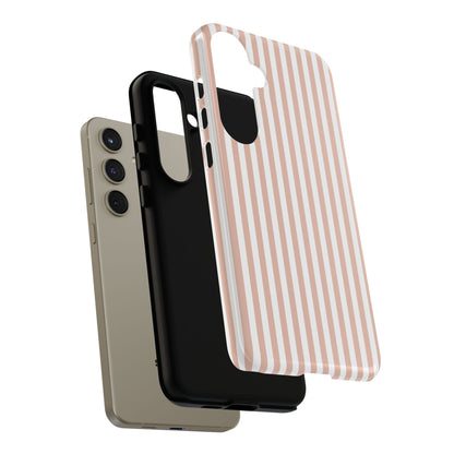 Blush & White Stripe Samsung Case