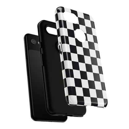 Black & White Checkerboard Google Pixel Case