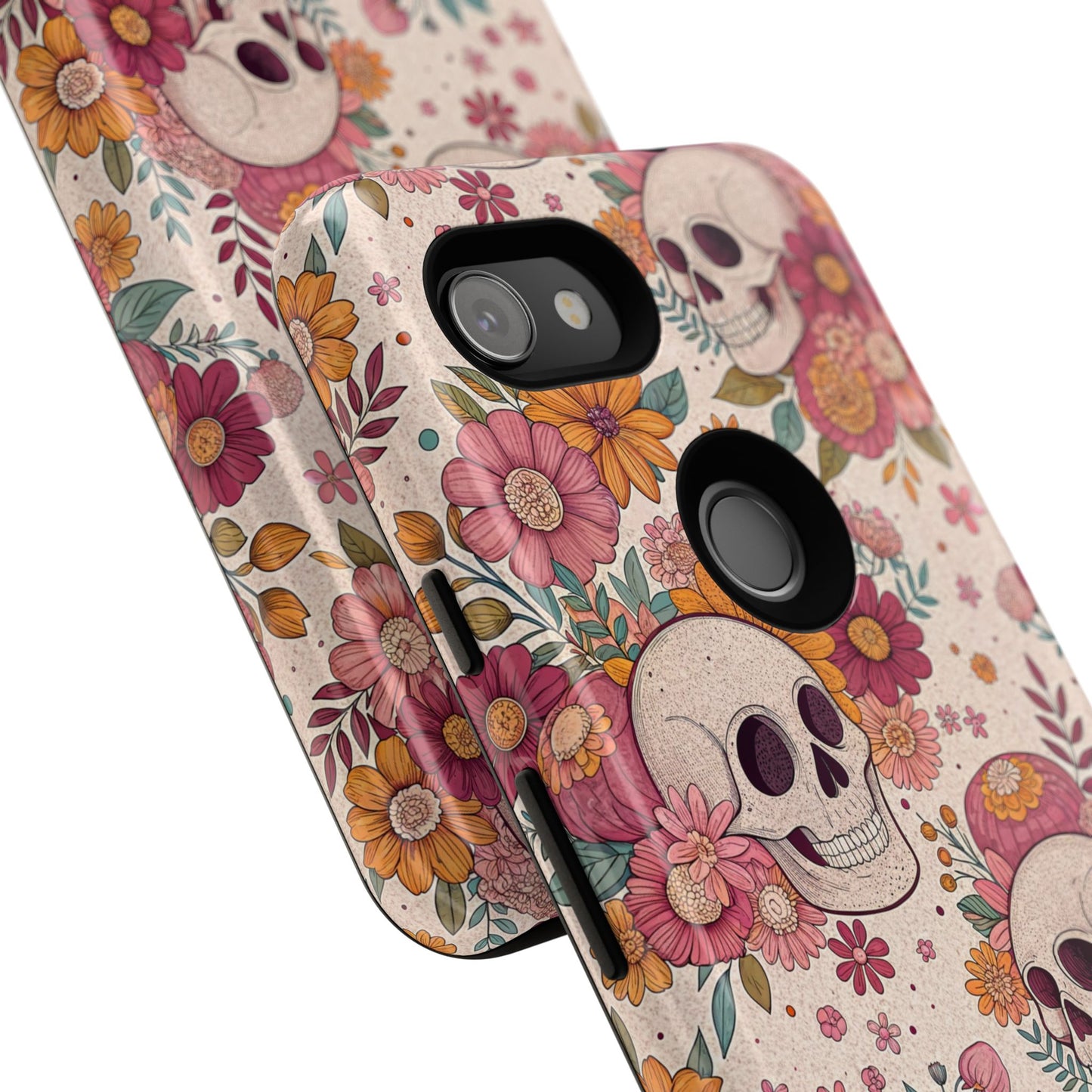 Floral Skull Google Pixel Case