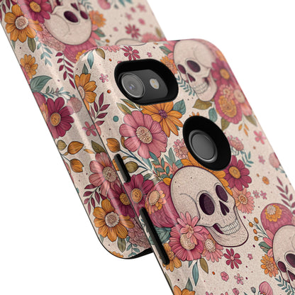 Floral Skull Google Pixel Case