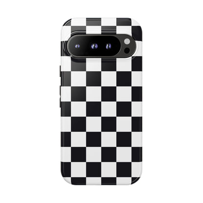 Black & White Checkerboard Google Pixel Case