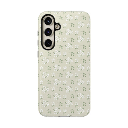 Beige Daisy Bloom Samsung Case