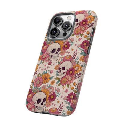 Floral Skull iPhone Case