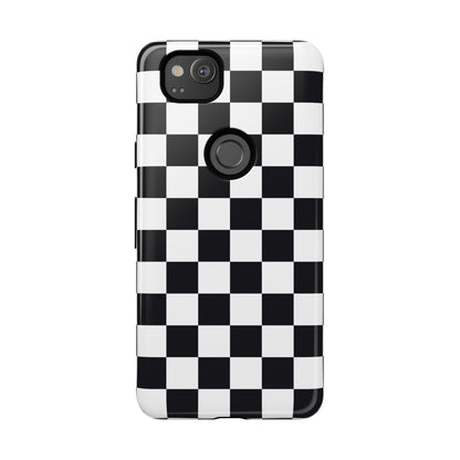 Black & White Checkerboard Google Pixel Case