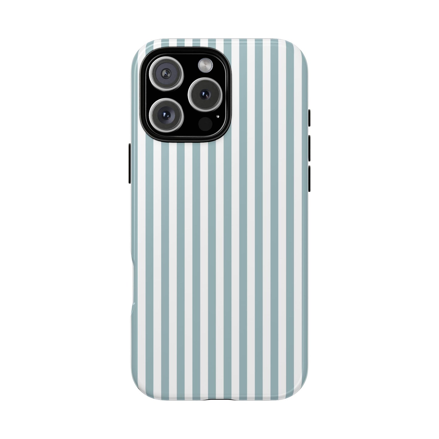 Blue & White Stripe iPhone Case