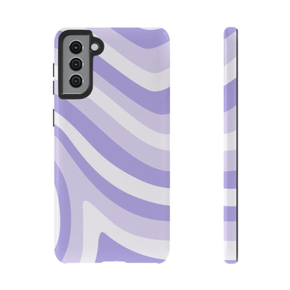 Lavender Wave Abstract Samsung Case