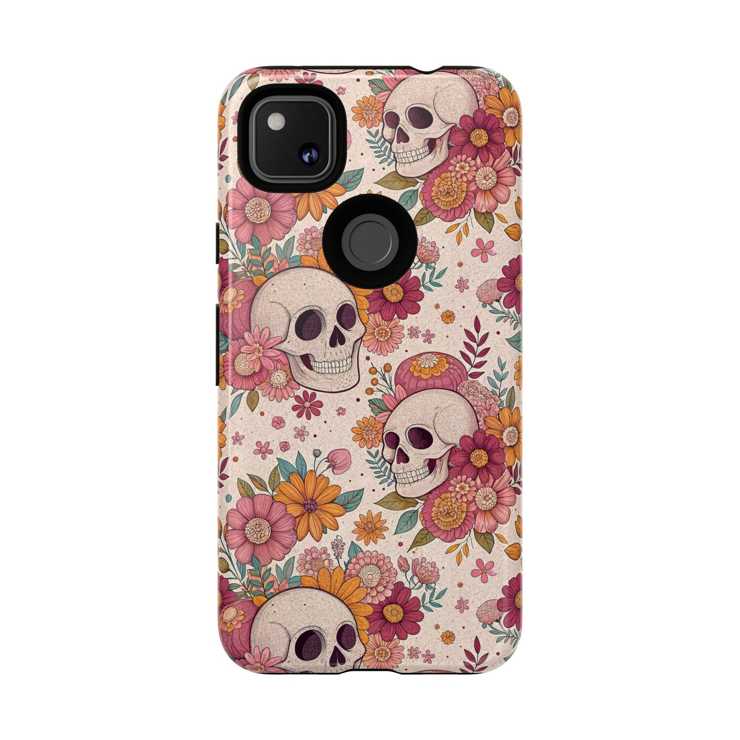 Floral Skull Google Pixel Case