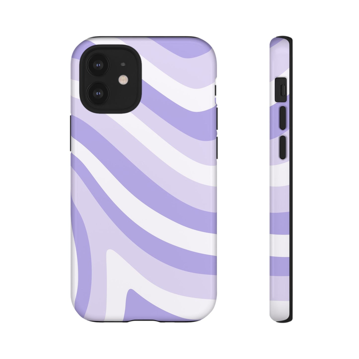 Lavender Wave Abstract iPhone Case