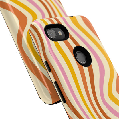 Retro Sunset Wave Google Pixel Case