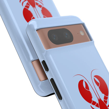 Red Lobster on Sky Blue Google Pixel Case