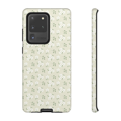 Beige Daisy Bloom Samsung Case