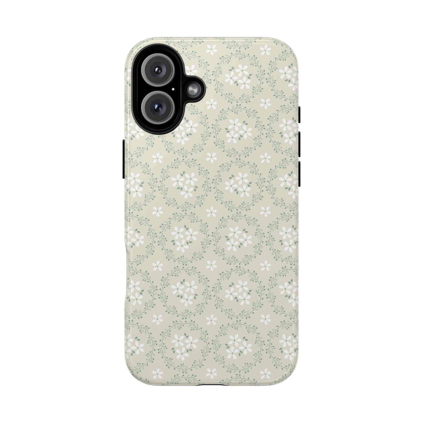 Vintage Daisy Wreath iPhone Case