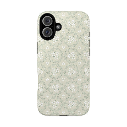 Vintage Daisy Wreath iPhone Case
