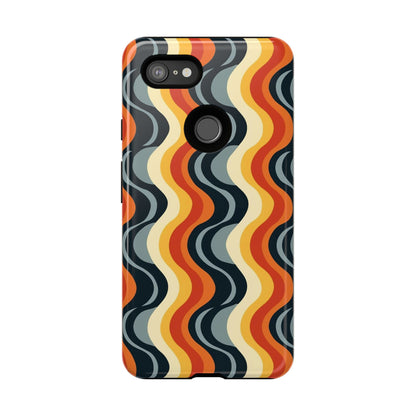 Retro Wavy Stripe Google Pixel Case