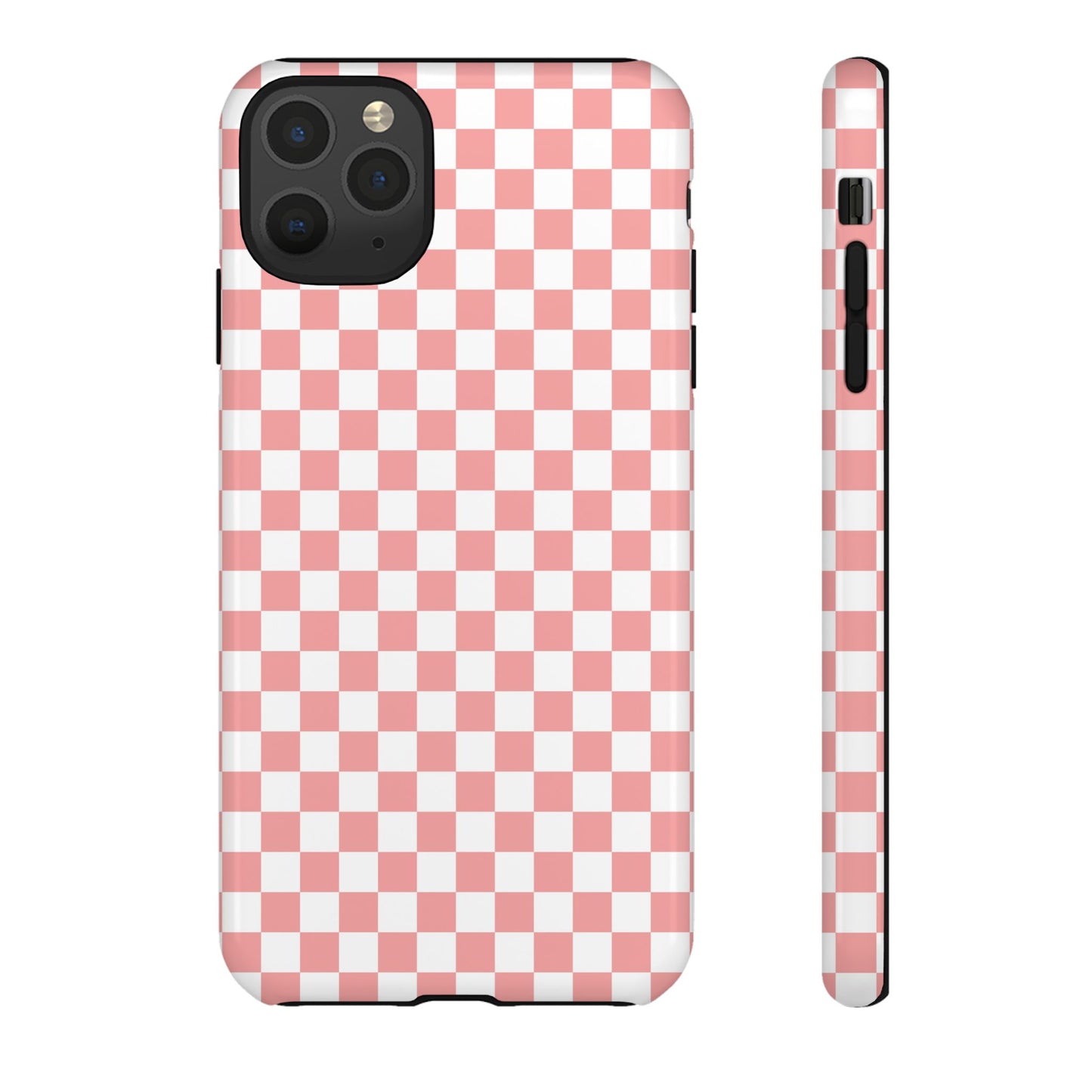Pink Checkerboard iPhone Case