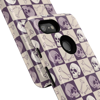 Skull & Bones Checkered Google Pixel Case