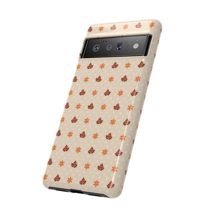 Beige Fall Floral Polka Dot Google Pixel Case