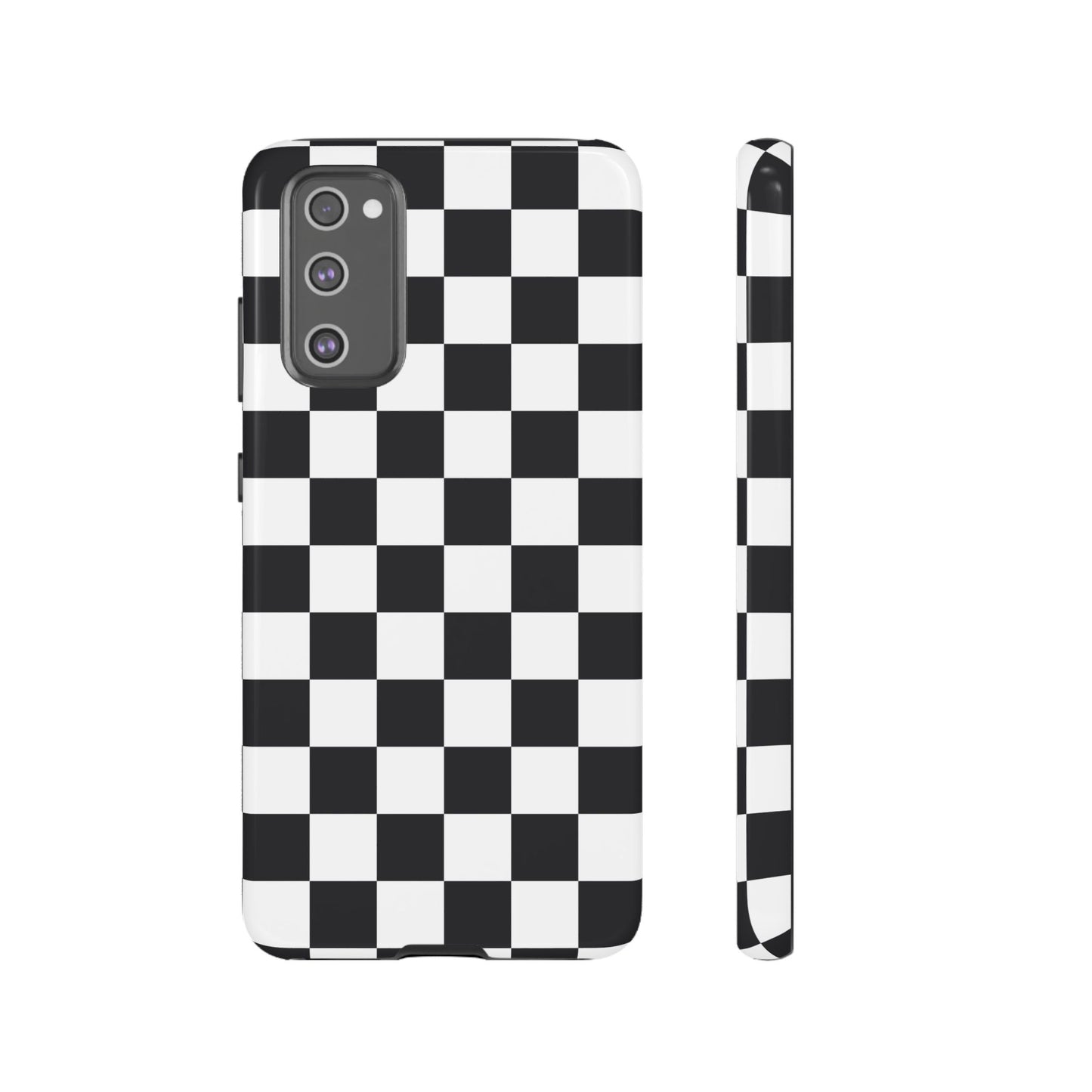Black & White Checkerboard Samsung Case