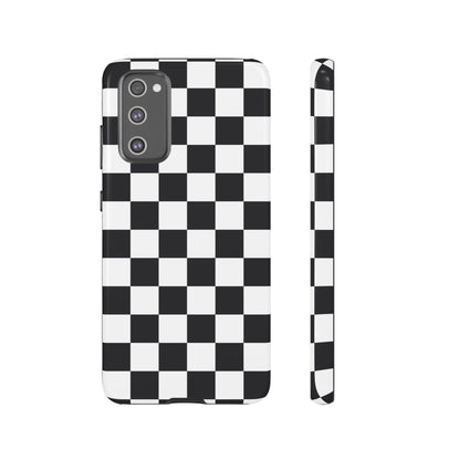 Black & White Checkerboard Samsung Case