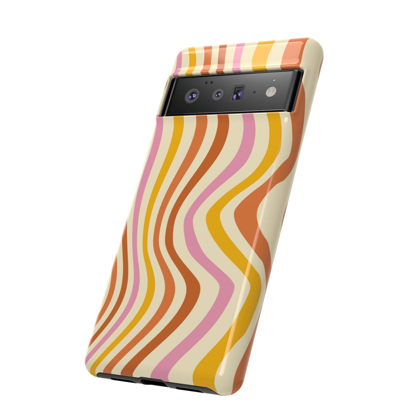 Retro Sunset Wave Google Pixel Case