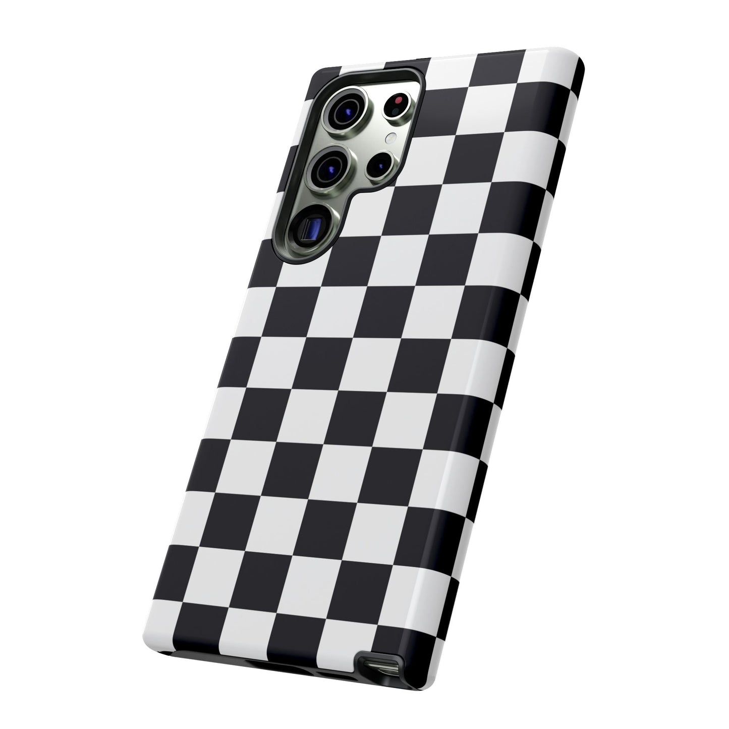 Black & White Checkerboard Samsung Case