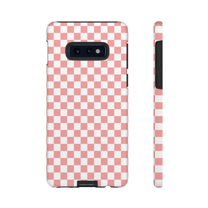 Pink Checkerboard Samsung Case