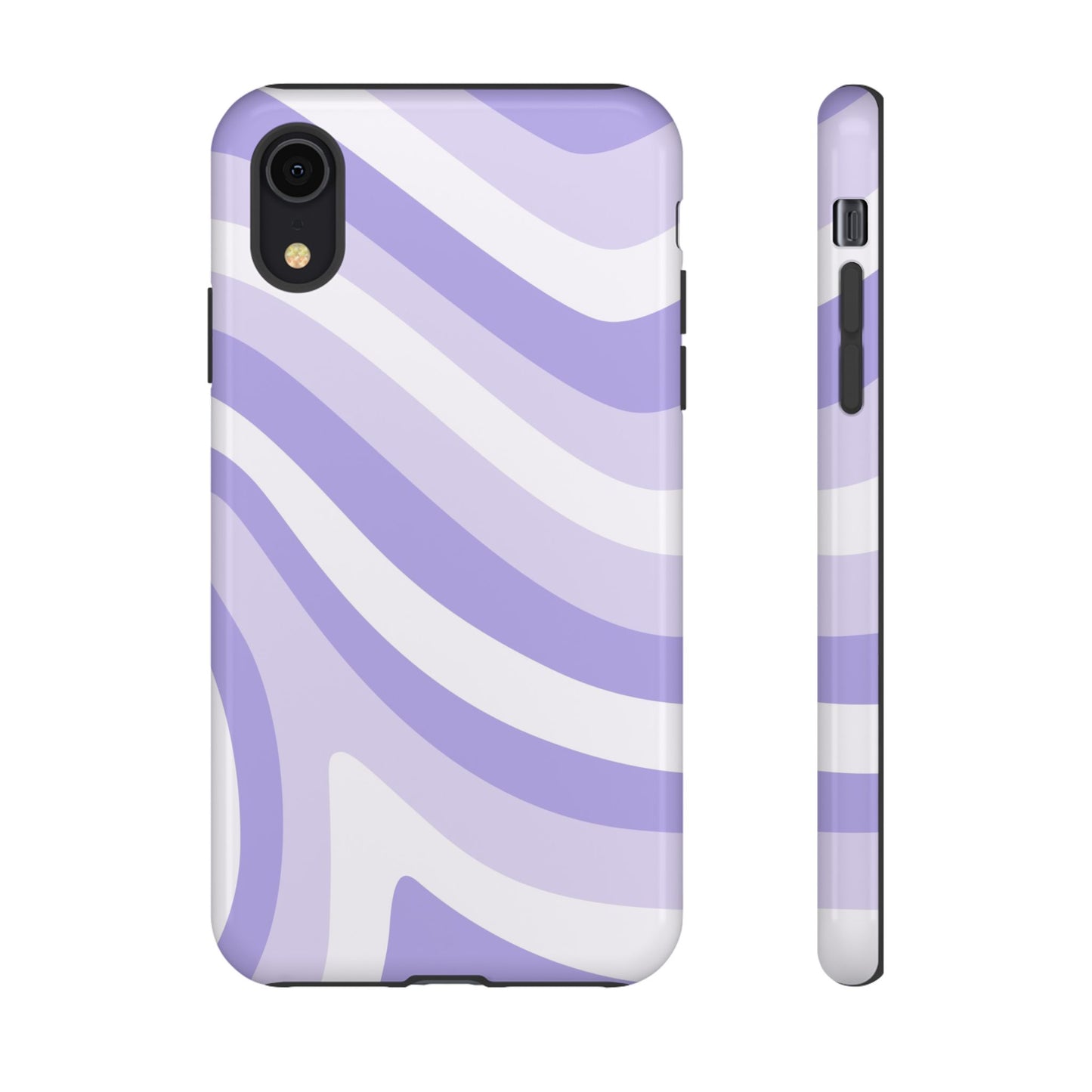 Lavender Wave Abstract iPhone Case