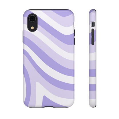 Lavender Wave Abstract iPhone Case