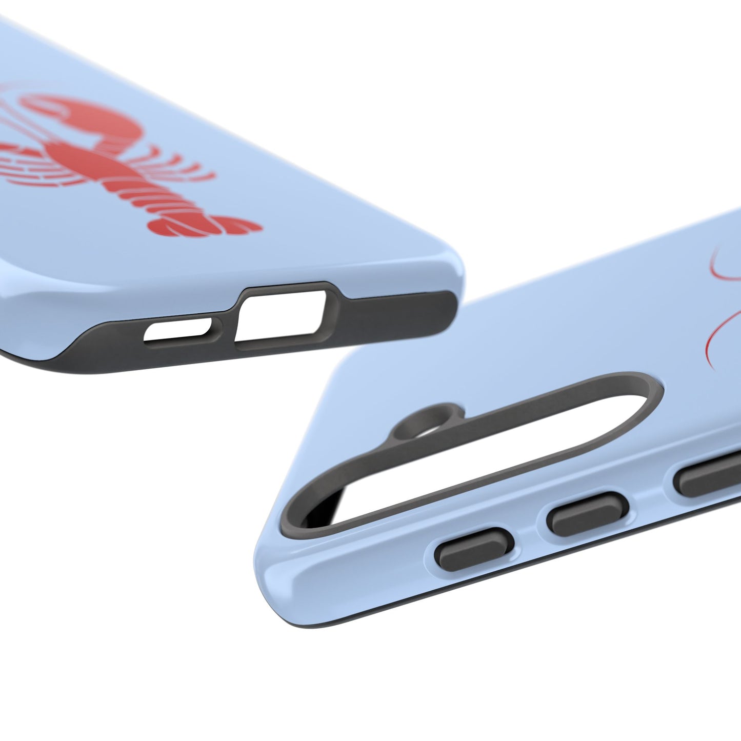 Red Lobster on Sky Blue Samsung Case