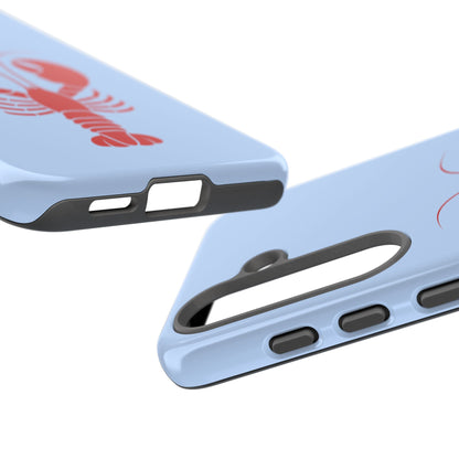 Red Lobster on Sky Blue Samsung Case