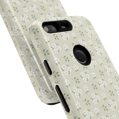 Beige Daisy Bloom Google Pixel Case
