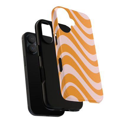 Retro Wavy Stripe iPhone Case