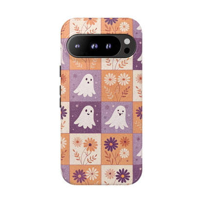 Ghost Floral Checkerboard Google Pixel Case