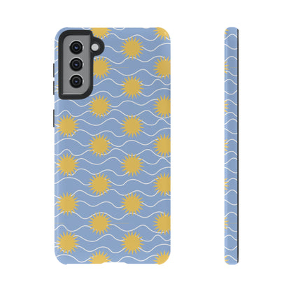 Sunny Waves Blue Samsung Case