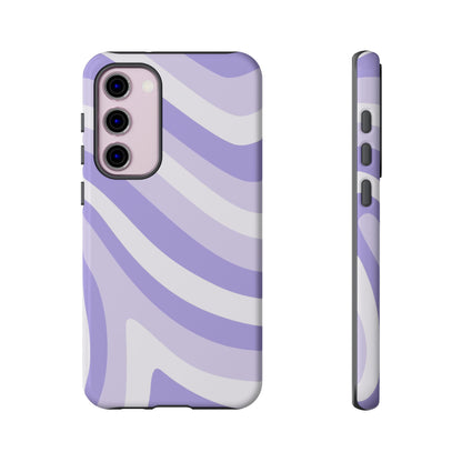 Lavender Wave Abstract Samsung Case