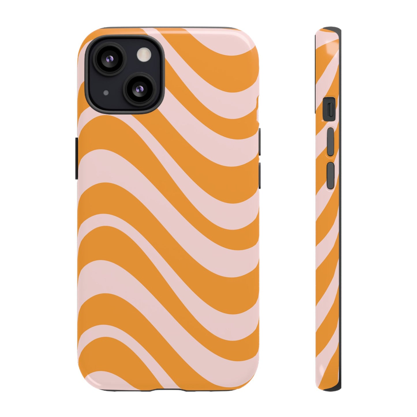 Retro Wavy Stripe iPhone Case