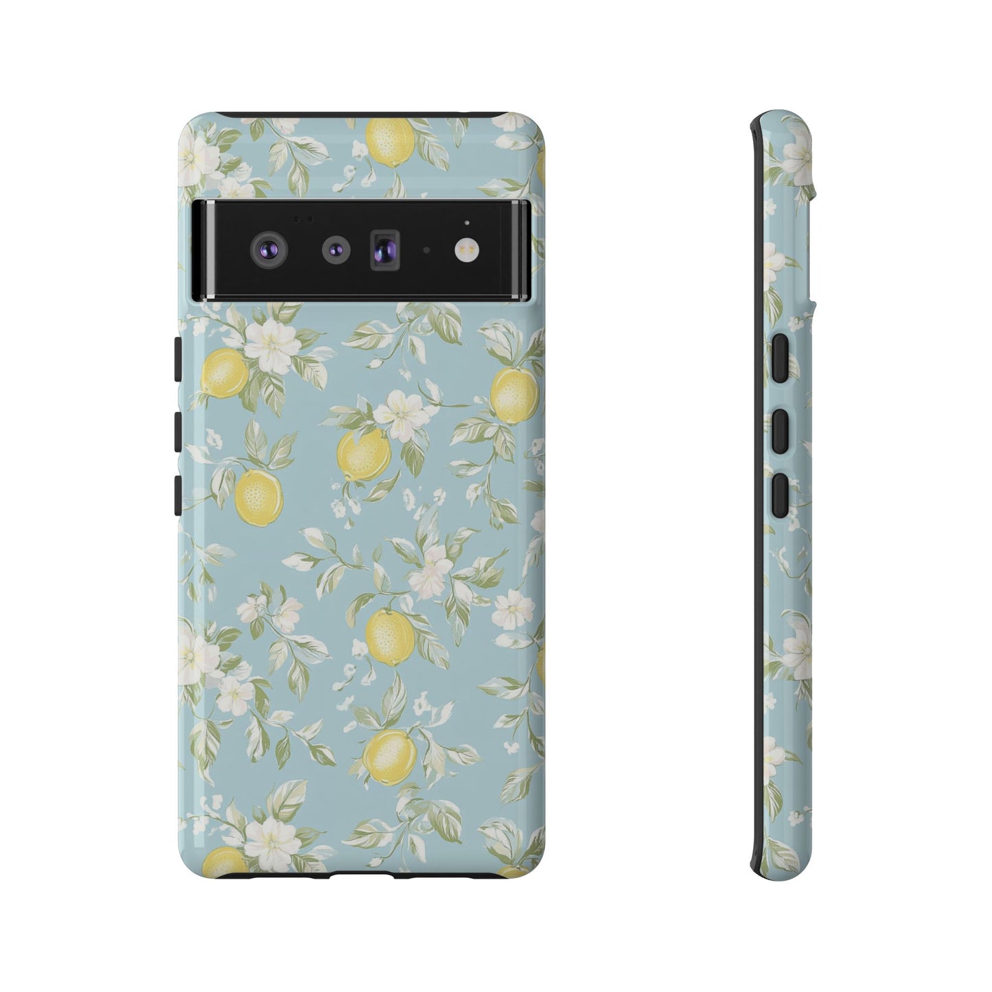 Lemon Blossom Blue Google Pixel Case