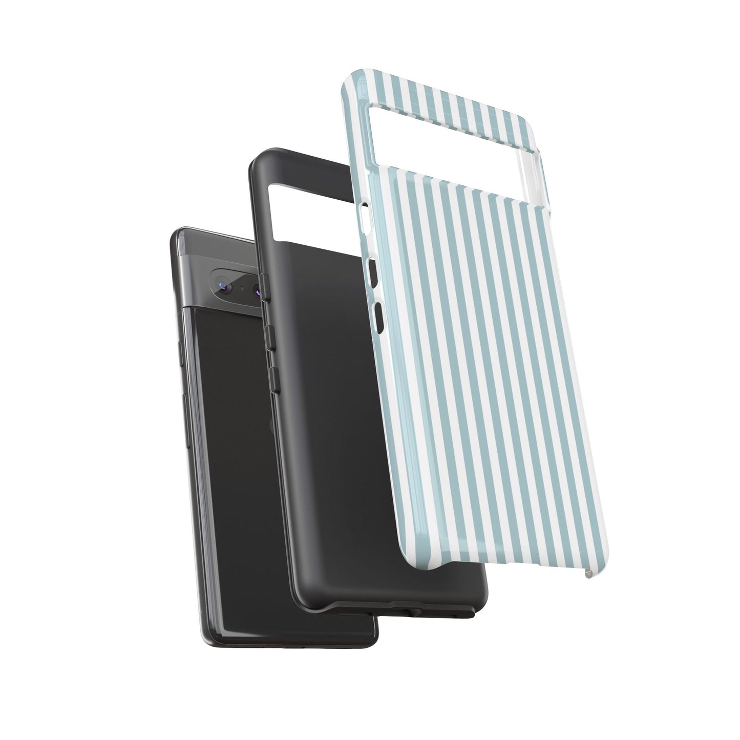 Blue & White Stripe Google Pixel Case