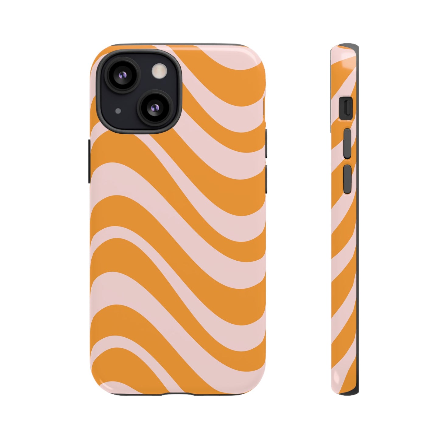 Retro Wavy Stripe iPhone Case