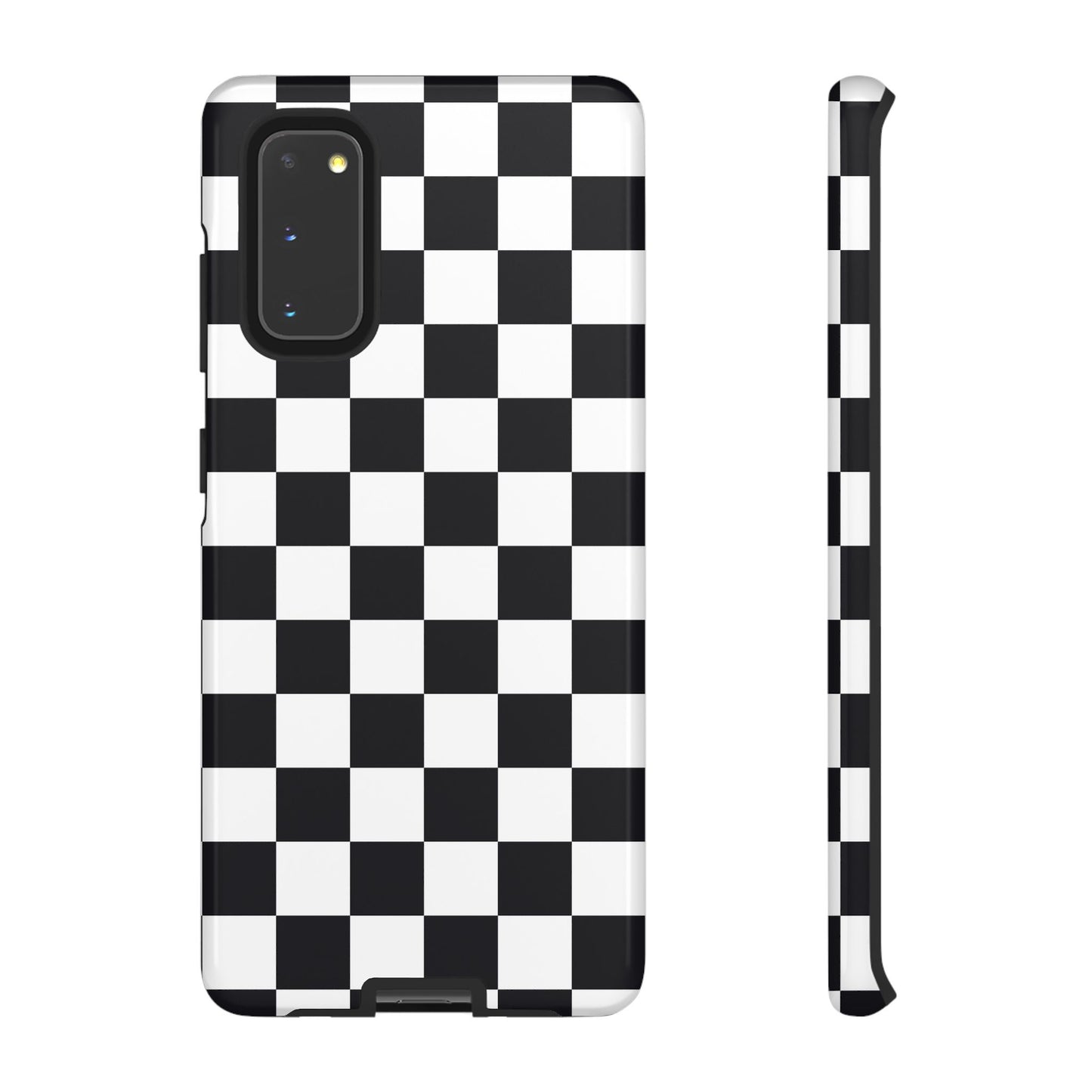 Black & White Checkerboard Samsung Case