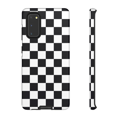 Black & White Checkerboard Samsung Case